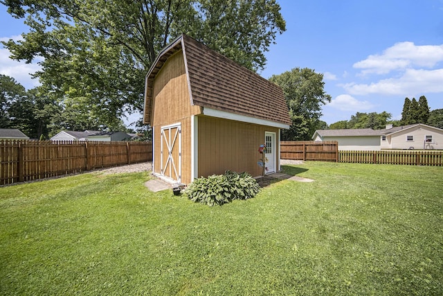 119 Burt Ave, Jackson, MI 49201 - view of shed featuring a fenced backyard