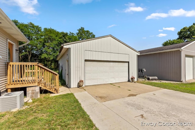 5599 Marsh Rd, Shelbyville, MI 49344 - view of side of property featuring an outdoor structure and a garage