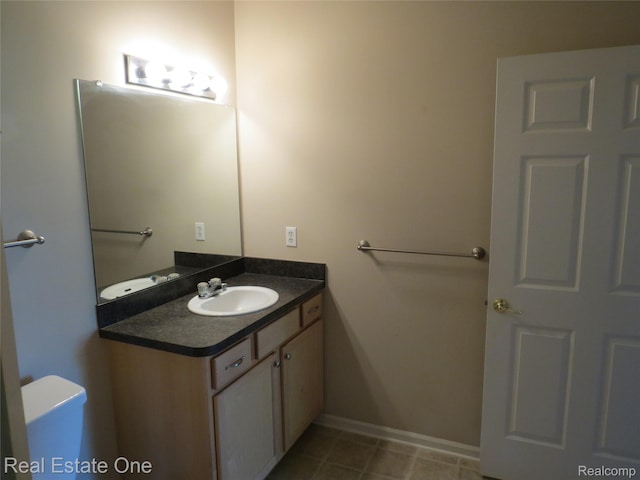 3153 Kneeland Cir, Howell, MI 48843 - bathroom with vanity and baseboards