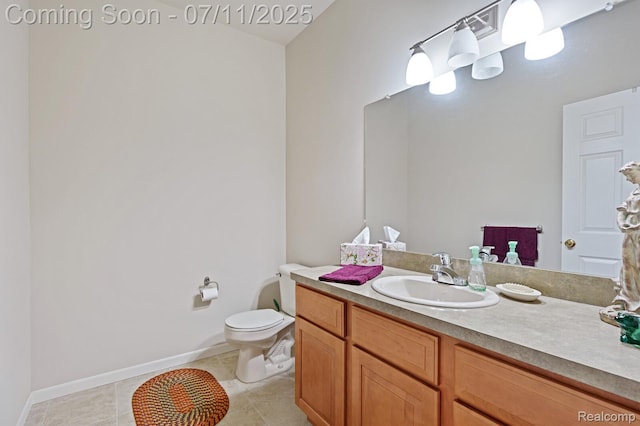 13823 Blue Beech Ln, Shelby Twp, MI 48315 - bathroom featuring vanity and tile patterned flooring