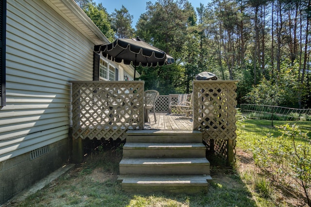 13113 Pinewood St NE, Gowen, MI 49326 - view of deck