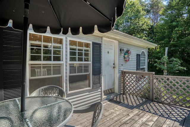 13113 Pinewood St NE, Gowen, MI 49326 - view of wooden terrace