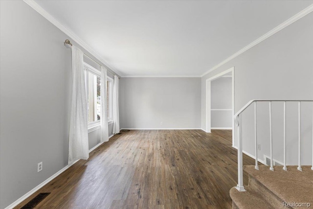 12360 Moers Dr, Sterling Heights, MI 48313 - spare room with ornamental molding and wood finished floors