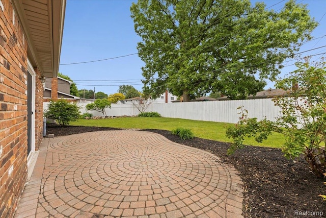 12360 Moers Dr, Sterling Heights, MI 48313 - fenced backyard featuring a patio