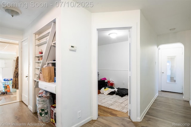 15326 Brookfield St, Livonia, MI 48154 - corridor with wood finished floors
