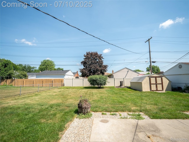 35622 Minton St, Livonia, MI 48150 - fenced backyard featuring a shed