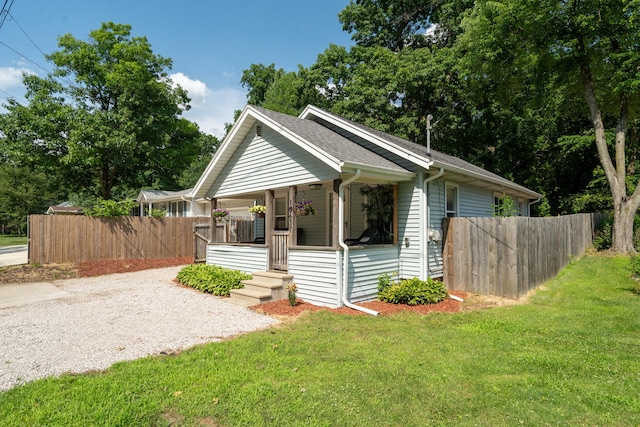 10637 Portage Rd, Portage, MI 49002 - view of front facade with covered porch and roof with shingles
