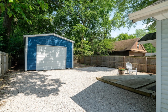 10637 Portage Rd, Portage, MI 49002 - detached garage featuring a shed