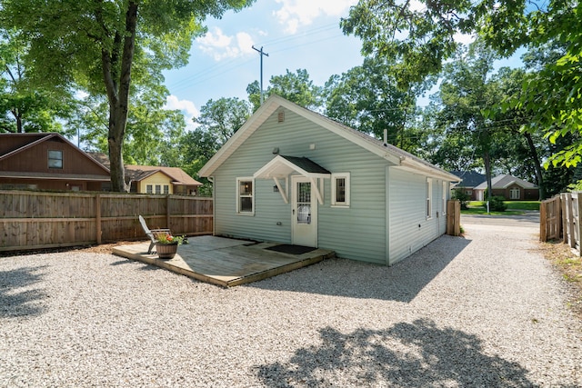 10637 Portage Rd, Portage, MI 49002 - back of property featuring a deck