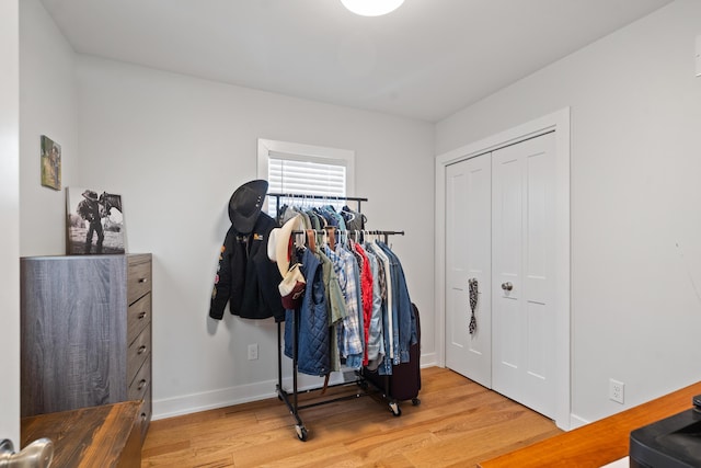 10637 Portage Rd, Portage, MI 49002 - bedroom featuring wood finished floors and a closet