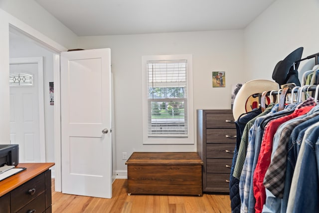 10637 Portage Rd, Portage, MI 49002 - walk in closet featuring light wood-style flooring