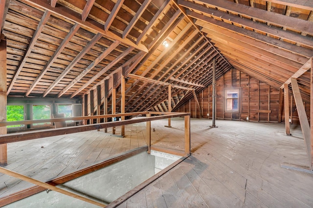1227 Longfellow St, Detroit, MI 48202 - view of unfinished attic
