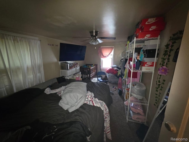 20460 Appoline St, Detroit, MI 48235 - bedroom featuring ceiling fan and carpet flooring