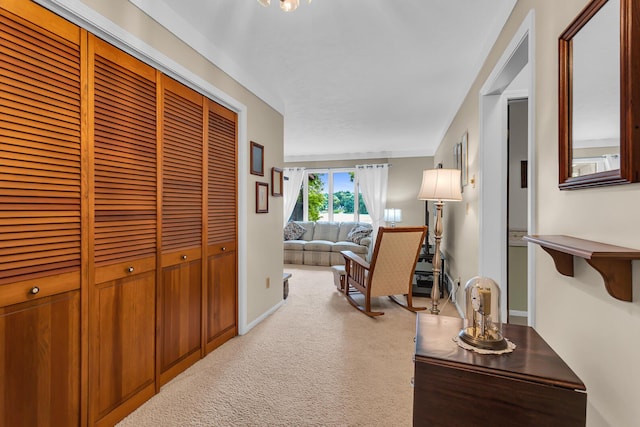 263 Westshore Dr, Jerome, MI 49249 - corridor featuring carpet