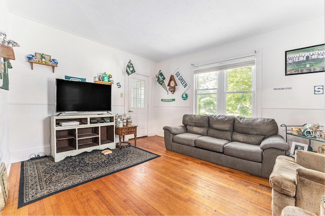 617 E Thorn St, Hastings, MI 49058 - living area featuring hardwood / wood-style floors