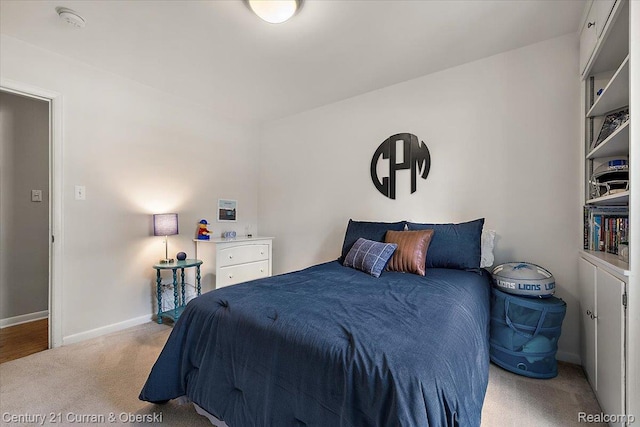 4151 Seminole Dr, Royal Oak, MI 48073 - carpeted bedroom with baseboards