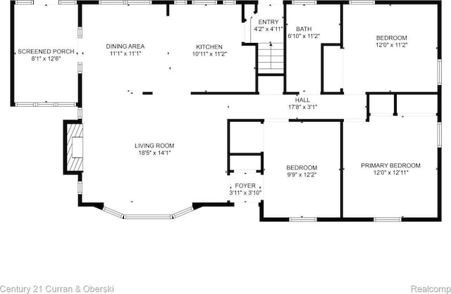 4151 Seminole Dr, Royal Oak, MI 48073 - view of home floor plan