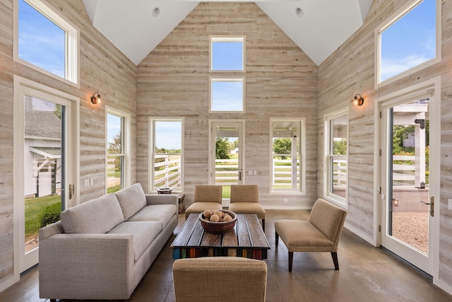 15337 Pardee Rd, Galien, MI 49113 - sunroom / solarium with lofted ceiling and plenty of natural light