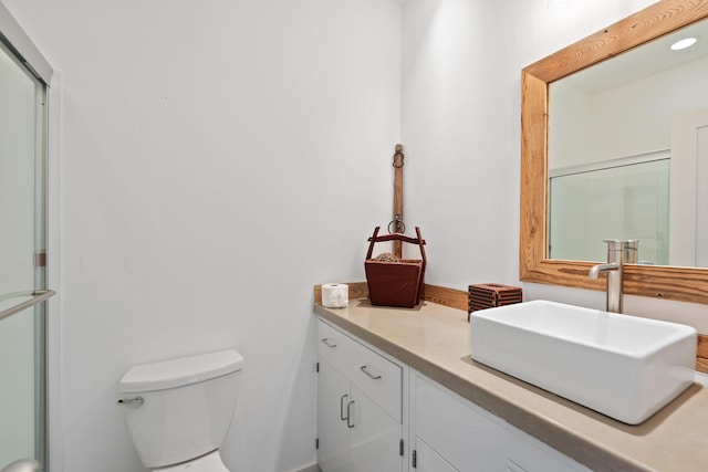 15337 Pardee Rd, Galien, MI 49113 - bathroom featuring vanity and an enclosed shower