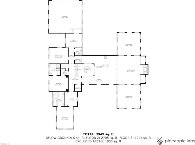15337 Pardee Rd, Galien, MI 49113 - view of room layout