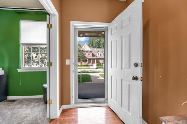 5196 Mesa Dr, Michigan, MI 48316 - entrance foyer featuring baseboards and wood finished floors