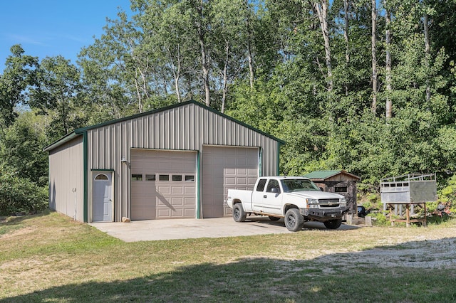 6671 E 136th St, Sand Lake, MI 49343 - view of detached garage
