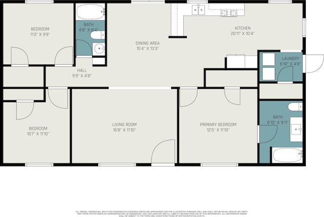 6671 E 136th St, Sand Lake, MI 49343 - view of floor plan / room layout