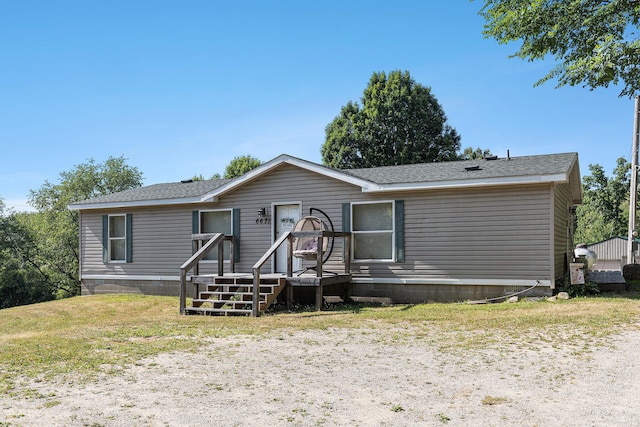 6671 E 136th St, Sand Lake, MI 49343 - manufactured / mobile home featuring roof with shingles