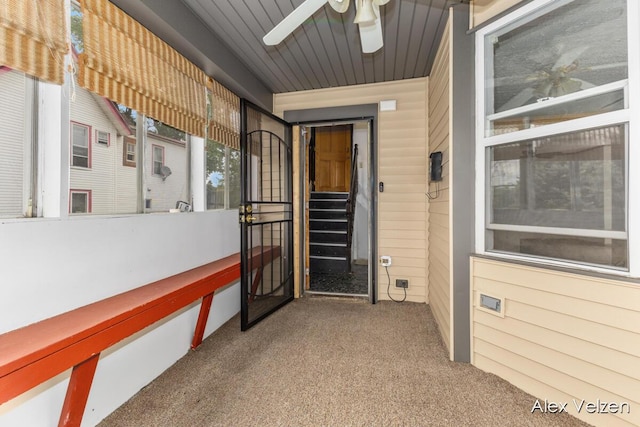 510 La Grave Ave SE, Grand Rapids, MI 49503 - doorway to property featuring ceiling fan