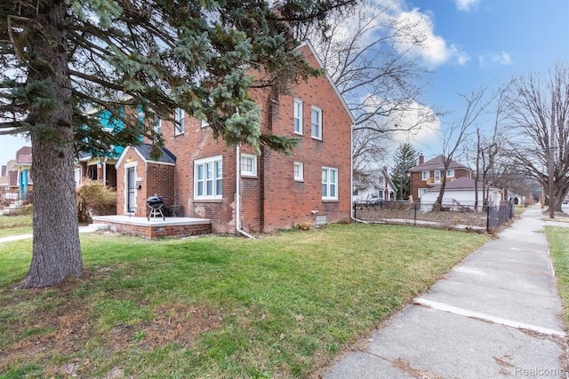 3602 Chatsworth St, Detroit, MI 48224 - view of side of home featuring brick siding