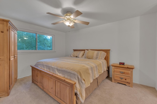 2840 Tuebingen Pkwy, Ann Arbor, MI 48105 - bedroom with light colored carpet and a ceiling fan