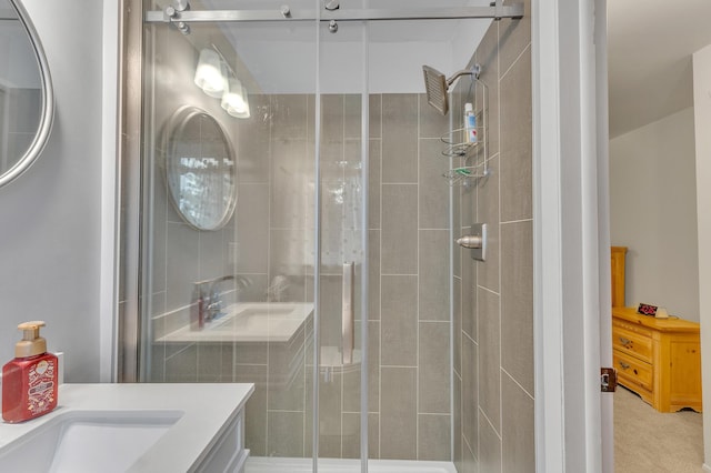 2840 Tuebingen Pkwy, Ann Arbor, MI 48105 - bathroom with vanity and a stall shower