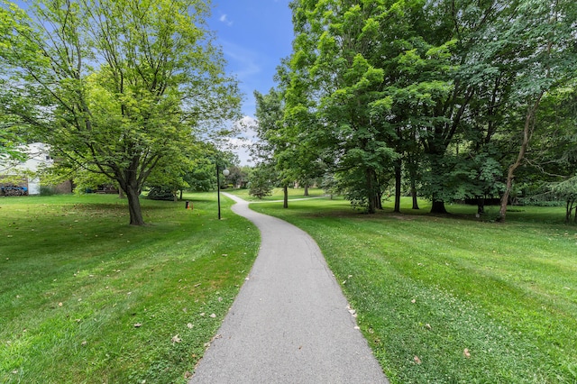 2840 Tuebingen Pkwy, Ann Arbor, MI 48105 - view of property's community featuring a lawn