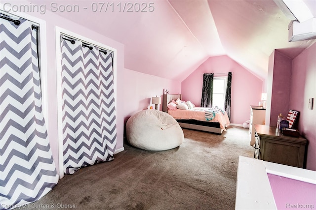 4168 Polk St, Dearborn Heights, MI 48125 - bedroom featuring carpet flooring and lofted ceiling