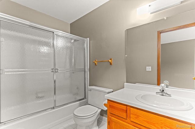 33050 Woodworth Ct, Westland, MI 48185 - bathroom featuring vanity and shower / bath combination with glass door