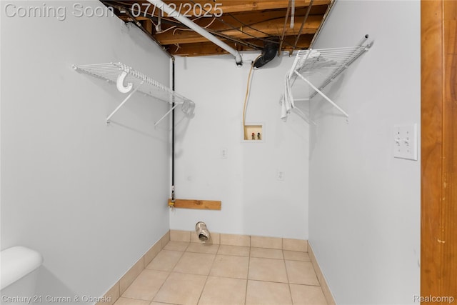1681 Stieber St, Westland, MI 48186 - laundry room featuring hookup for a washing machine and tile patterned flooring