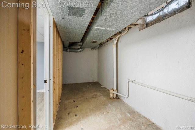 2900 Barton Dr, Sterling Heights, MI 48310 - view of unfinished basement