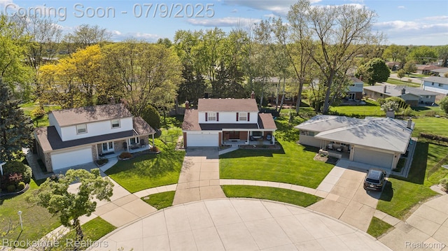 2900 Barton Dr, Sterling Heights, MI 48310 - aerial view of residential area