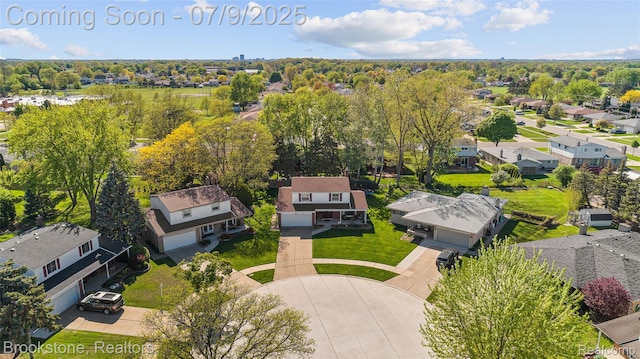 2900 Barton Dr, Sterling Heights, MI 48310 - aerial perspective of suburban area