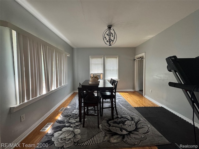 6815 Mettetal St, Detroit, MI 48228 - dining room featuring wood finished floors