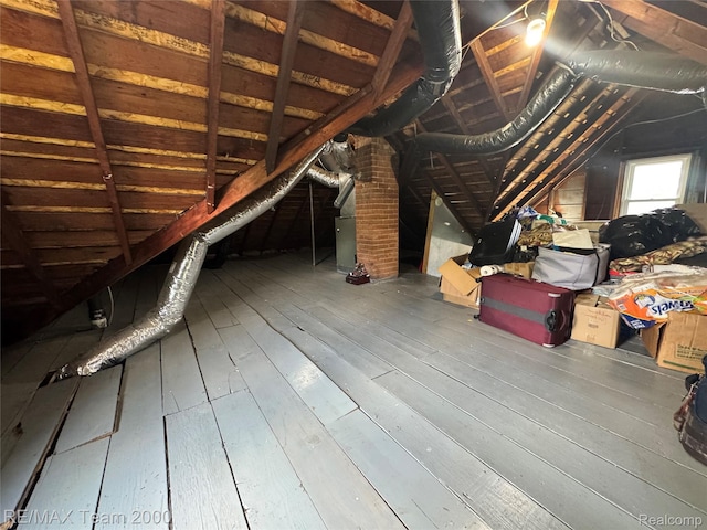 6815 Mettetal St, Detroit, MI 48228 - view of unfinished attic
