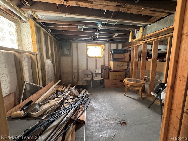 6815 Mettetal St, Detroit, MI 48228 - below grade area with electric panel