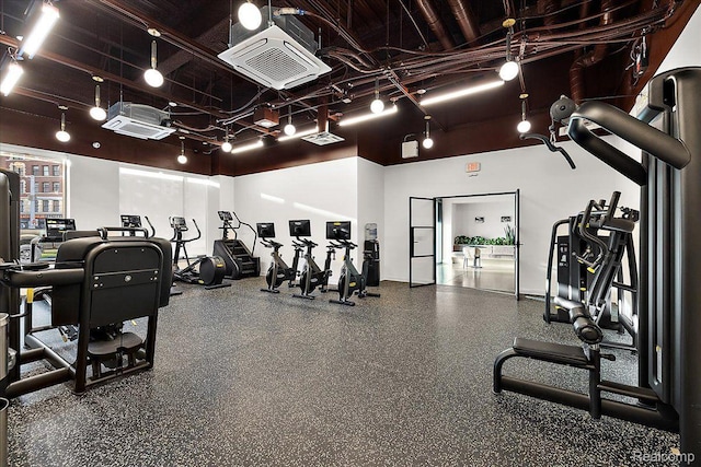 330 Gratiot Ave Unit 1504, Detroit, MI 48226 - view of gym