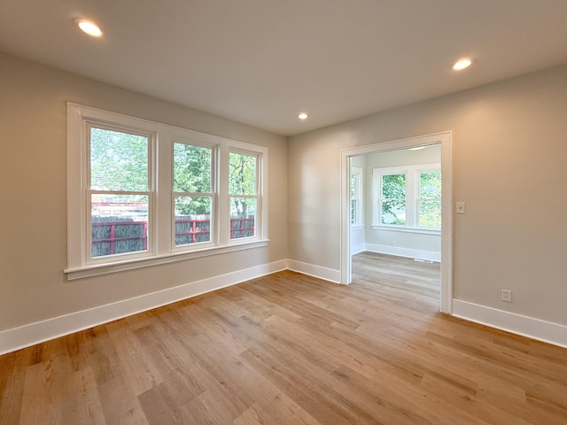 15786 Rutherford St, Detroit, MI 48227 - spare room with light wood finished floors and recessed lighting