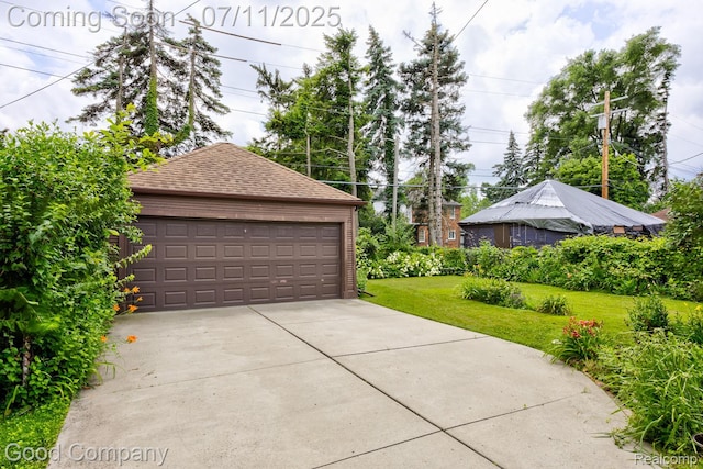 515 W Golden Gate, Detroit, MI 48203 - view of detached garage