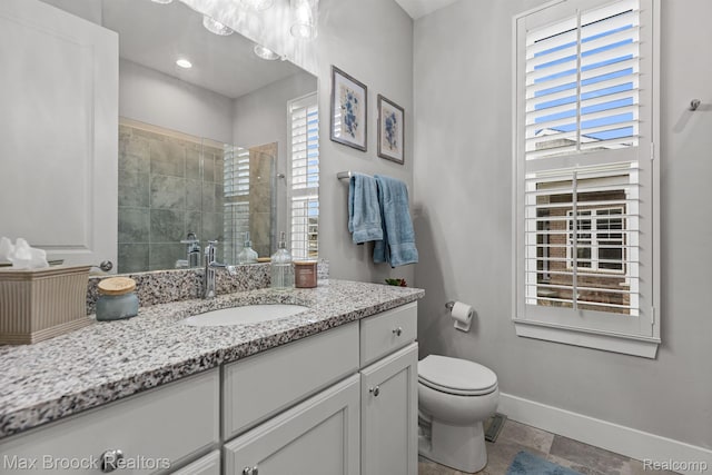 17170 Garden Ridge Ln Unit 72, Northville, MI 48168 - bathroom featuring vanity and a tile shower