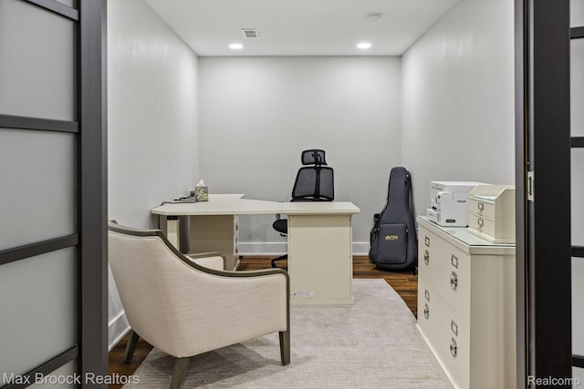 17170 Garden Ridge Ln Unit 72, Northville, MI 48168 - home office with wood finished floors and recessed lighting