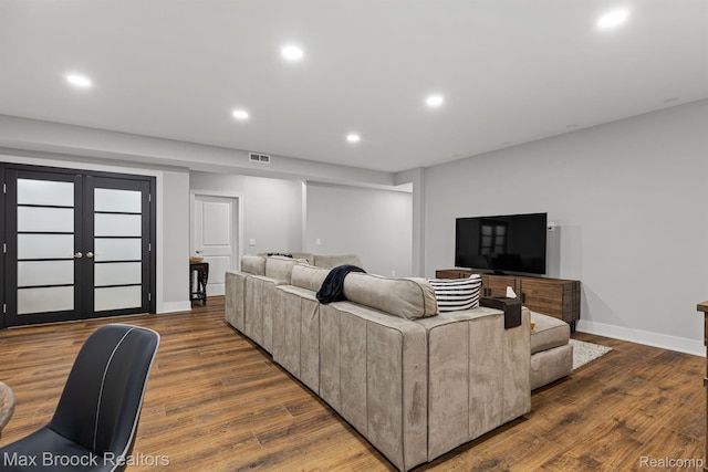 17170 Garden Ridge Ln Unit 72, Northville, MI 48168 - living area with recessed lighting and wood finished floors