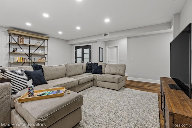 17170 Garden Ridge Ln Unit 72, Northville, MI 48168 - living area with wood finished floors and recessed lighting