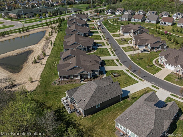 17170 Garden Ridge Ln Unit 72, Northville, MI 48168 - aerial perspective of suburban area with a large body of water